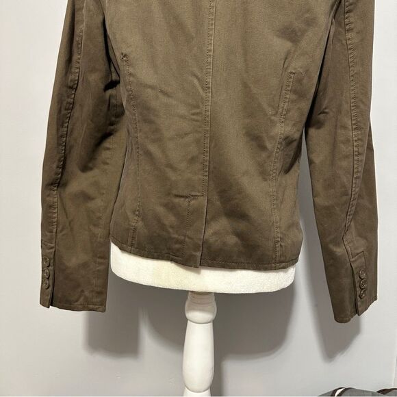 GAP ladies brown lined blazer size 10 - Picture 3 of 9